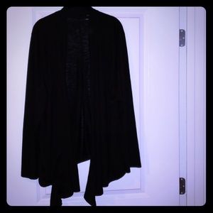 Black drape cardigan
